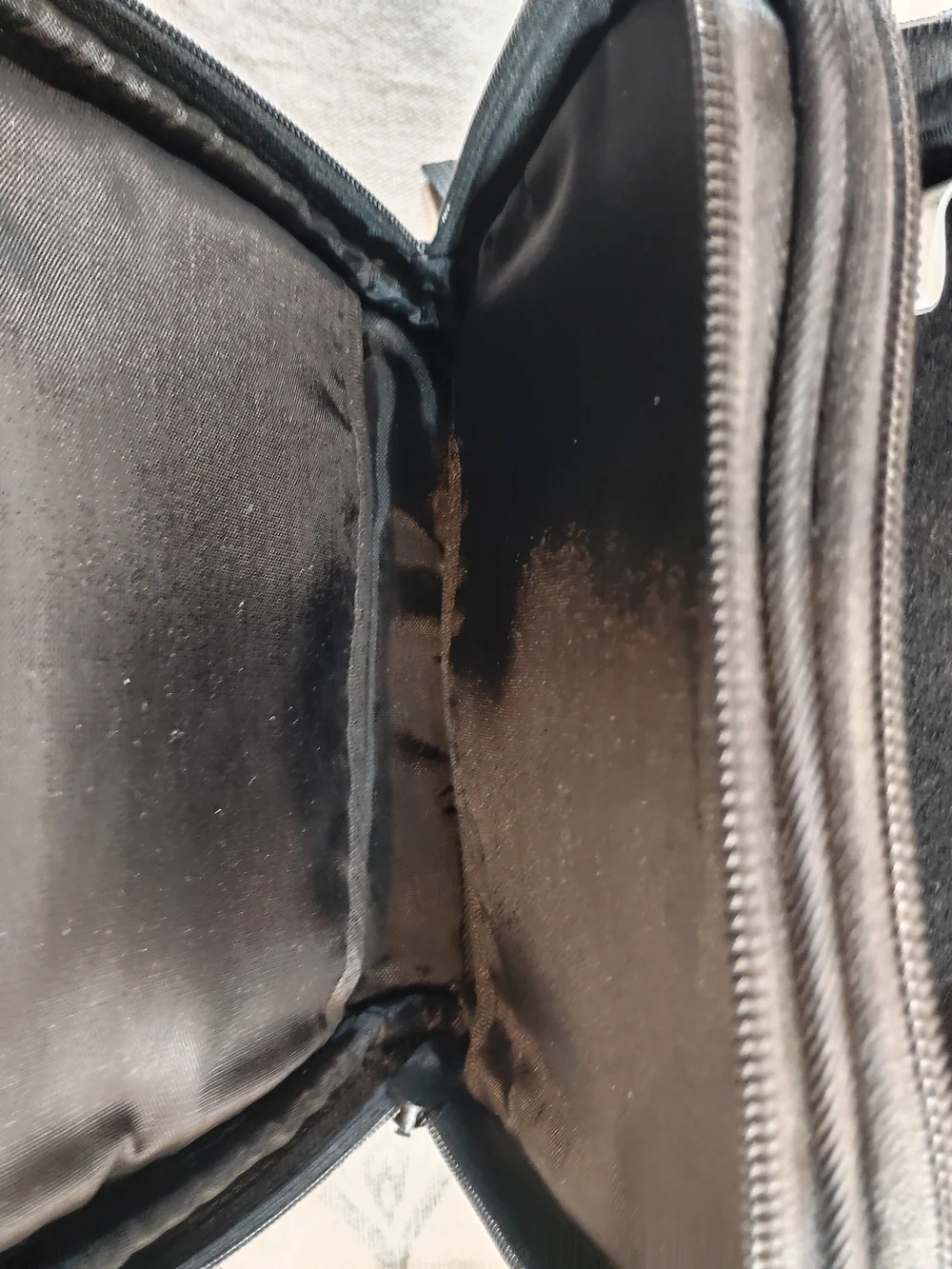 Eddie Bauer Black Compact Messenger Crossbody Bag